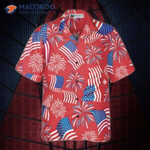 fourth of july patriotic hawaiian shirt 0