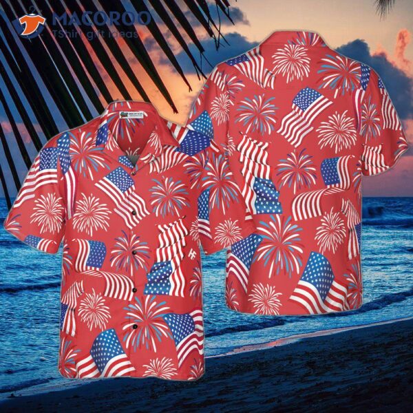 Fourth Of July Patriotic Hawaiian Shirt