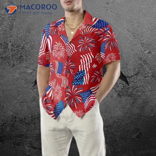 Fourth Of July Patriotic Hawaiian Shirt