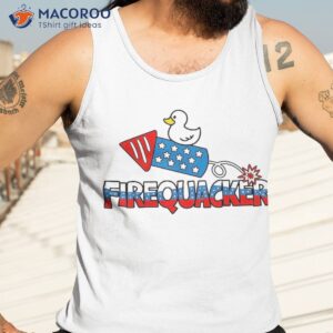 fourth of july usa patriotic firecracker duck 4th shirt tank top 3