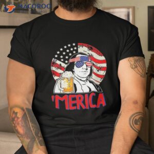 Franklin Merica T Shirt 4th Of July Boys America