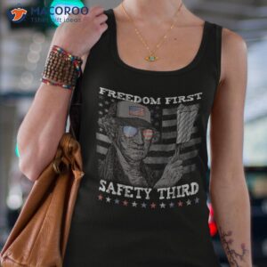 freedom first safety third fireworks 4th july washington usa shirt tank top 4