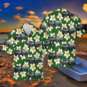 French Army Unimog Hawaiian Shirt