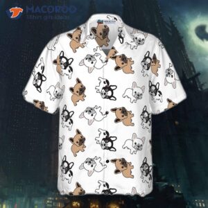 french bulldog patterned hawaiian shirt 2