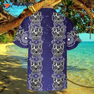 french bulldog sugar skull hawaiian shirt mexican style gift for lovers 3