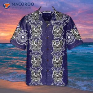 french bulldog sugar skull hawaiian shirt mexican style gift for lovers 5