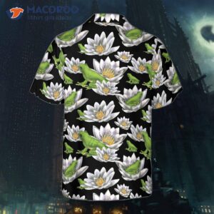 Frogs And Water Lilies Hawaiian Shirt