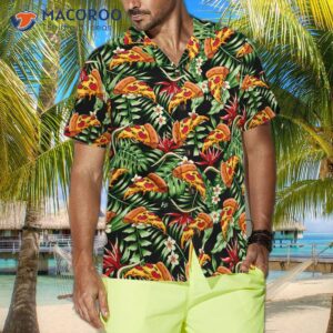 funky tropical pizza s hawaiian shirt 3