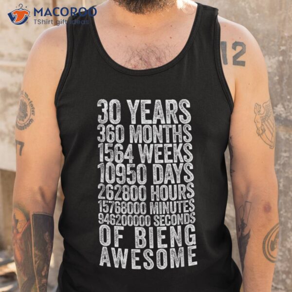 Funny 30th Birthday Shirt Old Meter 30 Year Gifts
