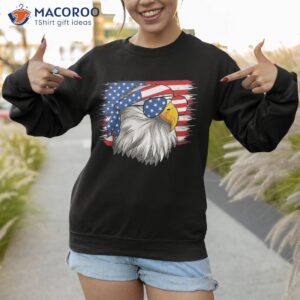 funny 4th of july american flag patriotic eagle usa shirt sweatshirt