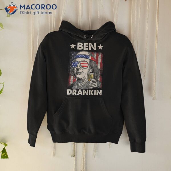 Funny 4th Of July Ben Drankin Patriotic Shirt