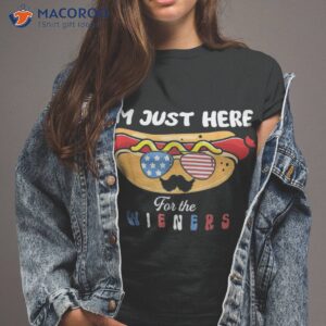 funny 4th of july i m just here for the wieners sausage shirt tshirt 2