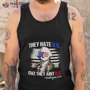 funny 4th of july shirt hate us aint us george washington retro t shirt tank top