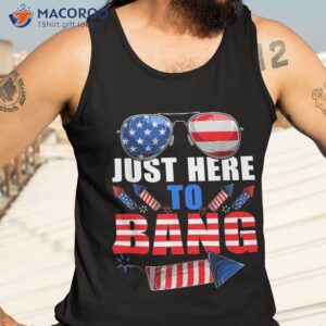 funny 4th of july usa sunglasses fireworks bang patriotic shirt tank top 3