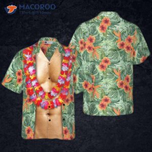 funny aloha tropical flower s hawaiian shirt costume 0