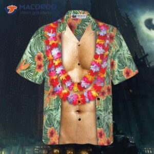 funny aloha tropical flower s hawaiian shirt costume 1