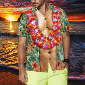 funny aloha tropical flower s hawaiian shirt costume 3