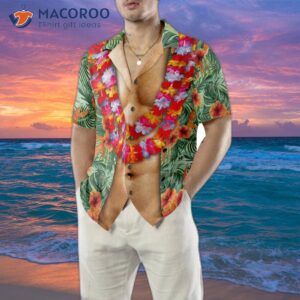 funny aloha tropical flower s hawaiian shirt costume 4
