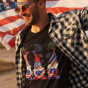 funny american gnomes sunglasses patriotic usa 4th of july shirt tshirt 3