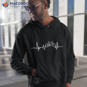funny bicycle heartbeat cycling cyclist shirt hoodie 1