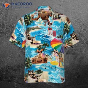 funny chihuahua beach hawaiian shirt 2