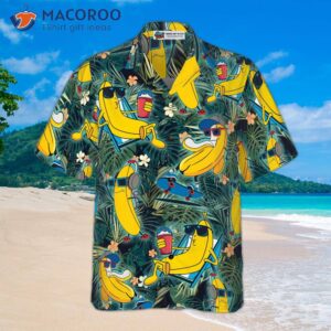 funny chill tropical banana hawaiian shirt 2