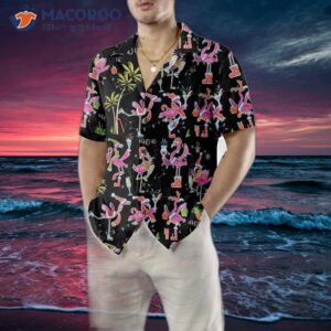 funny christmas flamingo hawaiian shirt tropical shirt for best gift idea 3