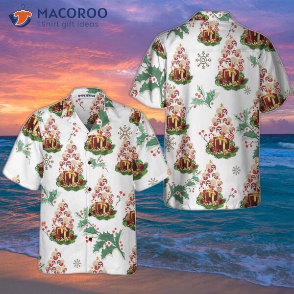 Funny Christmas Tree Sloth Hawaiian Shirt, Best Gift For