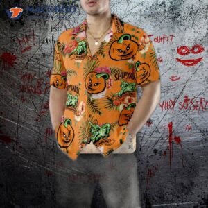 funny custom shipyard pumpkinhead logo hawaiian shirt 4