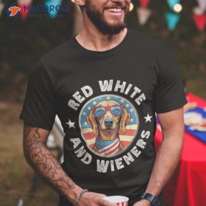 Funny Dachshund Red White And Wieners Weiner Dog 4th Of July Shirt