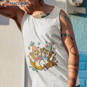 funny dancing birthday chip and dale disney shirt tank top 1