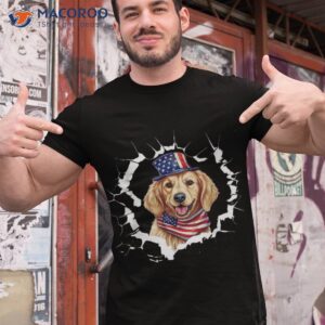 Funny Dog, 4th July Usa Flag, Dog Lover Dad Gift For Father Shirt
