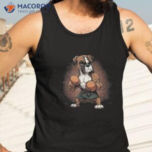 funny dog boxer shirt tank top 3