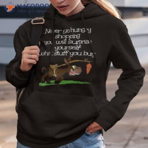 funny donkey and carrot buyer for shopping lovers shirt hoodie 3