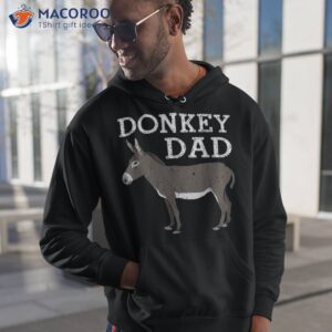 Funny Donkey Art For Dad Lover Mule Farm Animal Shirt