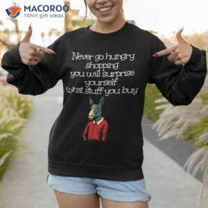 funny donkey face for shopping jokes lovers shirt sweatshirt 1