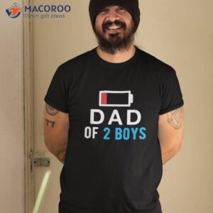 Funny Father’s Day Shirt – Dad Of 2 Boys Gift Idea
