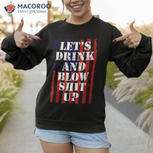 funny fireworks shirts for day drinking 4th july shirt sweatshirt 1