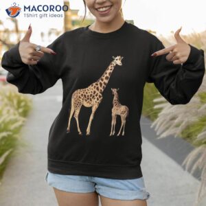 funny giraffe design for kids boys girls lover shirt sweatshirt