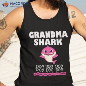 funny grandma shark shirt gift for tee tank top 3