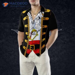 Captain Pirate Hawaiian Shirt, Cool Pirate Shirt For Adults