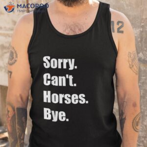 funny horse gift for boys girls shirt tank top