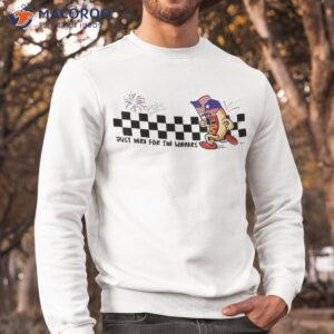 funny hot dog i m just here for the wieners 4th of july shirt sweatshirt 2