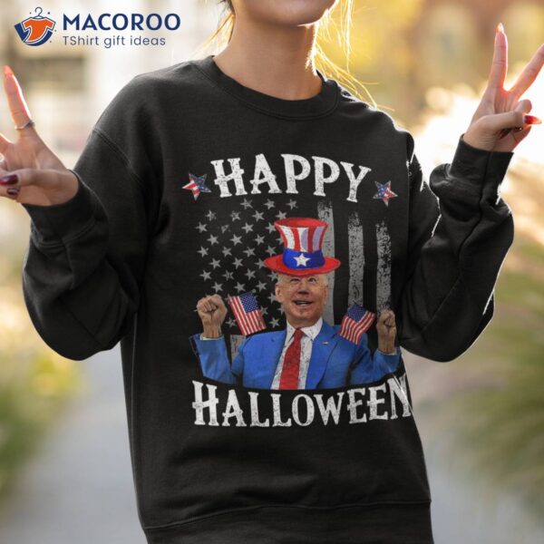 Funny Joe Biden Happy Halloween Confused 4th Of July 2022 Shirt