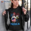 Funny Merica Chicken Beer Drinking 4th Of July Patriotic Shirt