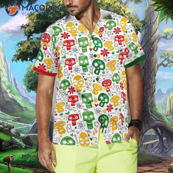 Funny Mexican Skull Hawaiian Shirt