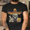 Funny Mexican Sugar Skull With Tacos And Beer Shirt