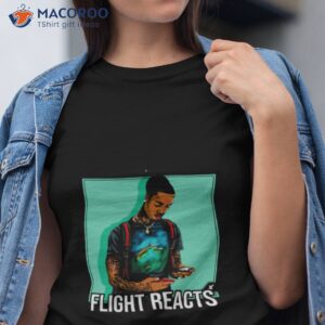 funny moment of flight reacts shirt tshirt