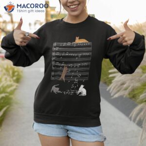 funny musical cats tshirt cat and music lover shirt shirt sweatshirt