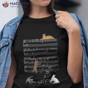 Funny Musical Cats Tshirt, Cat And Music Lover Shirt, Shirt